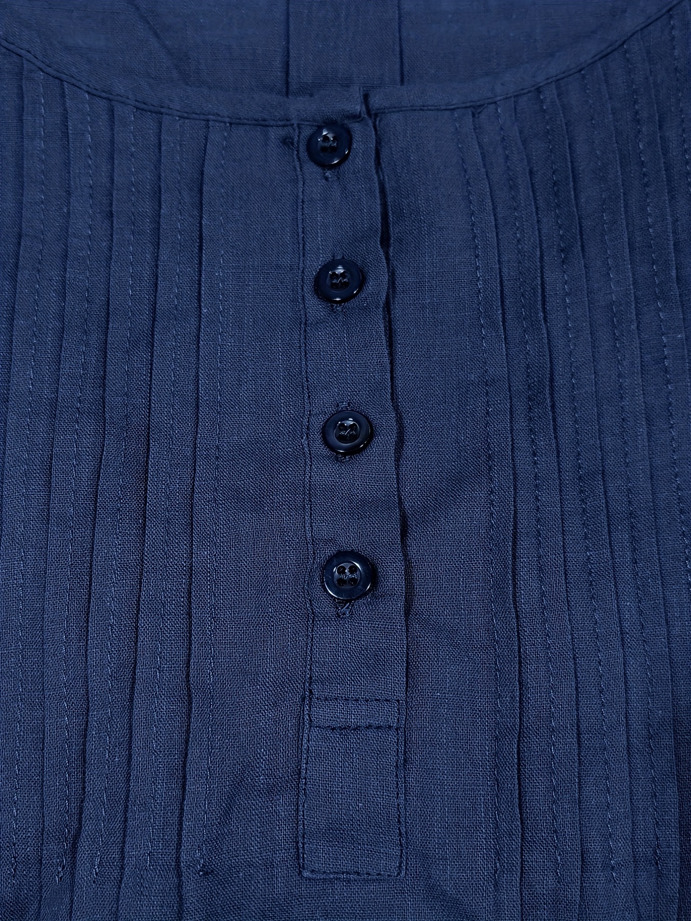 solid crew neck long sleeve t shirt casual every day top for fall spring womens clothing details 7